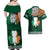 Ireland Couples Matching Off Shoulder Maxi Dress and Hawaiian Shirt Irish Shamrock Mix Celtic Knotwork Pattern - Wonder Print Shop