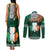 Ireland Couples Matching Tank Maxi Dress and Long Sleeve Button Shirts Irish Shamrock Mix Celtic Knotwork Pattern - Wonder Print Shop