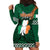 Ireland Hoodie Dress Irish Shamrock Mix Celtic Knotwork Pattern - Wonder Print Shop