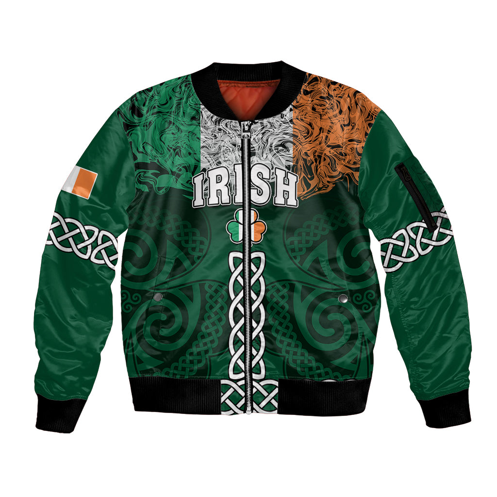 ireland-sleeve-zip-bomber-jacket-irish-shamrock-mix-celtic-knotwork-pattern