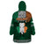 Ireland Wearable Blanket Hoodie Irish Shamrock Mix Celtic Knotwork Pattern - Wonder Print Shop