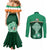 ireland-couples-matching-mermaid-dress-and-long-sleeve-button-shirts-irish-shamrock-harp-mix-celtic-pattern