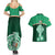 Ireland Couples Matching Summer Maxi Dress and Hawaiian Shirt Irish Shamrock Harp Mix Celtic Pattern - Wonder Print Shop