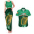 Ireland Couples Matching Tank Maxi Dress And Hawaiian Shirt Irish Shamrock Harp Mix Celtic Pattern - Wonder Print Shop