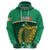 Ireland Hoodie Irish Shamrock Harp Mix Celtic Pattern - Wonder Print Shop