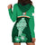 Ireland Hoodie Dress Irish Shamrock Harp Mix Celtic Pattern - Wonder Print Shop