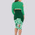 Ireland Long Sleeve Bodycon Dress Irish Shamrock Harp Mix Celtic Pattern - Wonder Print Shop