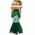 Ireland Mermaid Dress Irish Shamrock Harp Mix Celtic Pattern - Wonder Print Shop