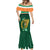 Ireland Mermaid Dress Irish Shamrock Harp Mix Celtic Pattern - Wonder Print Shop