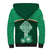 Ireland Sherpa Hoodie Irish Shamrock Harp Mix Celtic Pattern - Wonder Print Shop