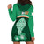 Personalised Ireland Hoodie Dress Irish Shamrock Harp Mix Celtic Pattern - Wonder Print Shop