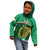 Personalised Ireland Kid Hoodie Irish Shamrock Harp Mix Celtic Pattern - Wonder Print Shop