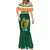 Personalised Ireland Mermaid Dress Irish Shamrock Harp Mix Celtic Pattern - Wonder Print Shop