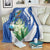 El Salvador Independence Day Blanket Flor De Izote With Turquoise Browed Motmot