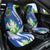 El Salvador Independence Day Car Seat Cover Flor De Izote With Turquoise Browed Motmot - Wonder Print Shop