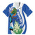 El Salvador Independence Day Family Matching Mermaid Dress and Hawaiian Shirt Flor De Izote With Turquoise Browed Motmot - Wonder Print Shop