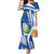 El Salvador Independence Day Family Matching Mermaid Dress and Hawaiian Shirt Flor De Izote With Turquoise Browed Motmot - Wonder Print Shop