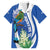 El Salvador Independence Day Family Matching Short Sleeve Bodycon Dress and Hawaiian Shirt Flor De Izote With Turquoise Browed Motmot - Wonder Print Shop