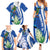 El Salvador Independence Day Family Matching Summer Maxi Dress and Hawaiian Shirt Flor De Izote With Turquoise Browed Motmot - Wonder Print Shop