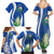 El Salvador Independence Day Family Matching Summer Maxi Dress and Hawaiian Shirt Flor De Izote With Turquoise Browed Motmot - Wonder Print Shop