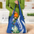 El Salvador Independence Day Grocery Bag Flor De Izote With Turquoise Browed Motmot