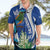 El Salvador Independence Day Hawaiian Shirt Flor De Izote With Turquoise Browed Motmot - Wonder Print Shop