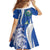 El Salvador Independence Day Kid Short Sleeve Dress Flor De Izote With Turquoise Browed Motmot - Wonder Print Shop