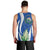 El Salvador Independence Day Men Tank Top Flor De Izote With Turquoise Browed Motmot - Wonder Print Shop