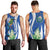 El Salvador Independence Day Men Tank Top Flor De Izote With Turquoise Browed Motmot - Wonder Print Shop