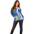 El Salvador Independence Day Off Shoulder Sweater Flor De Izote With Turquoise Browed Motmot - Wonder Print Shop