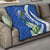 El Salvador Independence Day Quilt Flor De Izote With Turquoise Browed Motmot