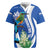 El Salvador Independence Day Rugby Jersey Flor De Izote With Turquoise Browed Motmot - Wonder Print Shop