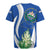 El Salvador Independence Day Rugby Jersey Flor De Izote With Turquoise Browed Motmot - Wonder Print Shop