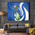 El Salvador Independence Day Tapestry Flor De Izote With Turquoise Browed Motmot