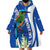 El Salvador Independence Day Wearable Blanket Hoodie Flor De Izote With Turquoise Browed Motmot - Wonder Print Shop