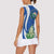 El Salvador Independence Day Women Sleeveless Polo Shirt Flor De Izote With Turquoise Browed Motmot - Wonder Print Shop