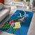 Guatemala Independence Day Area Rug Quetzal Tropical Flower - Wonder Print Shop