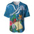 Guatemala Independence Day Baseball Jersey Quetzal Tropical Flower - Wonder Print Shop