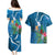 Guatemala Independence Day Couples Matching Puletasi and Hawaiian Shirt Quetzal Tropical Flower - Wonder Print Shop