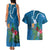 Guatemala Independence Day Couples Matching Tank Maxi Dress and Hawaiian Shirt Quetzal Tropical Flower - Wonder Print Shop