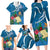 Guatemala Independence Day Family Matching Long Sleeve Bodycon Dress and Hawaiian Shirt Quetzal Tropical Flower - Wonder Print Shop