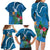 Guatemala Independence Day Family Matching Long Sleeve Bodycon Dress and Hawaiian Shirt Quetzal Tropical Flower - Wonder Print Shop