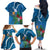 Guatemala Independence Day Family Matching Off The Shoulder Long Sleeve Dress and Hawaiian Shirt Quetzal Tropical Flower - Wonder Print Shop