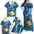 Guatemala Independence Day Family Matching Off Shoulder Maxi Dress and Hawaiian Shirt Quetzal Tropical Flower - Wonder Print Shop