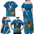 Guatemala Independence Day Family Matching Off Shoulder Maxi Dress and Hawaiian Shirt Quetzal Tropical Flower - Wonder Print Shop