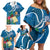 Guatemala Independence Day Family Matching Off Shoulder Short Dress and Hawaiian Shirt Quetzal Tropical Flower - Wonder Print Shop