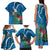 Guatemala Independence Day Family Matching Tank Maxi Dress and Hawaiian Shirt Quetzal Tropical Flower - Wonder Print Shop