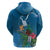 Guatemala Independence Day Hoodie Quetzal Tropical Flower - Wonder Print Shop