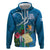 Guatemala Independence Day Hoodie Quetzal Tropical Flower - Wonder Print Shop