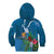 Guatemala Independence Day Kid Hoodie Quetzal Tropical Flower - Wonder Print Shop